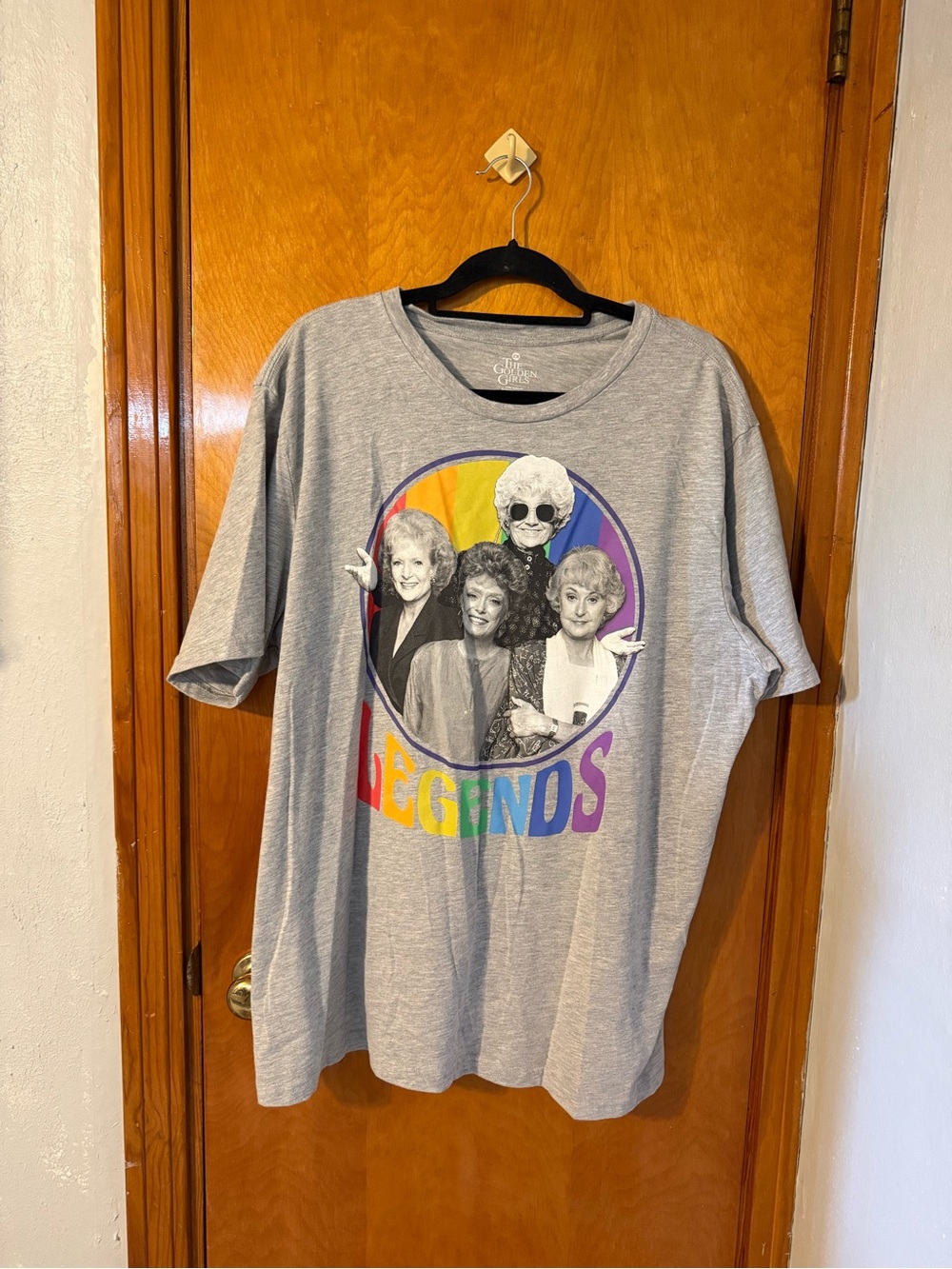 Gray Women’s Short Sleeve The Golden Girls 'Legends' Graphic Tee Size 2X